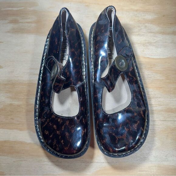 Alegria Animal Print Mary Jane Shoes Women’s Size 8 - Picture 2 of 8